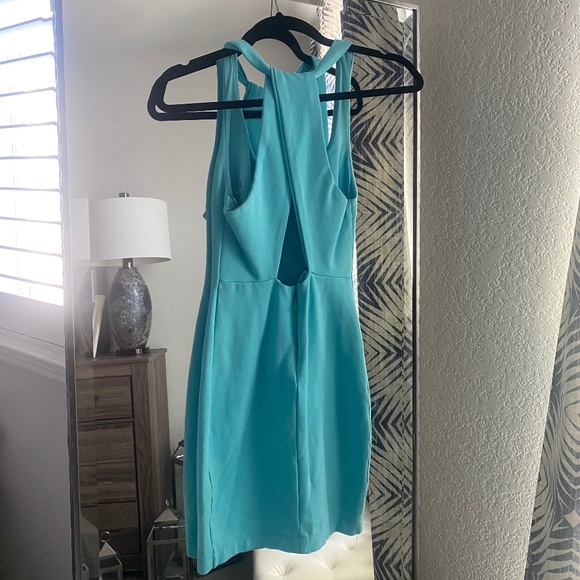 Trafaluc by Zara | S | Light Blue Tank Bodycon Dress - Picture 2 of 2